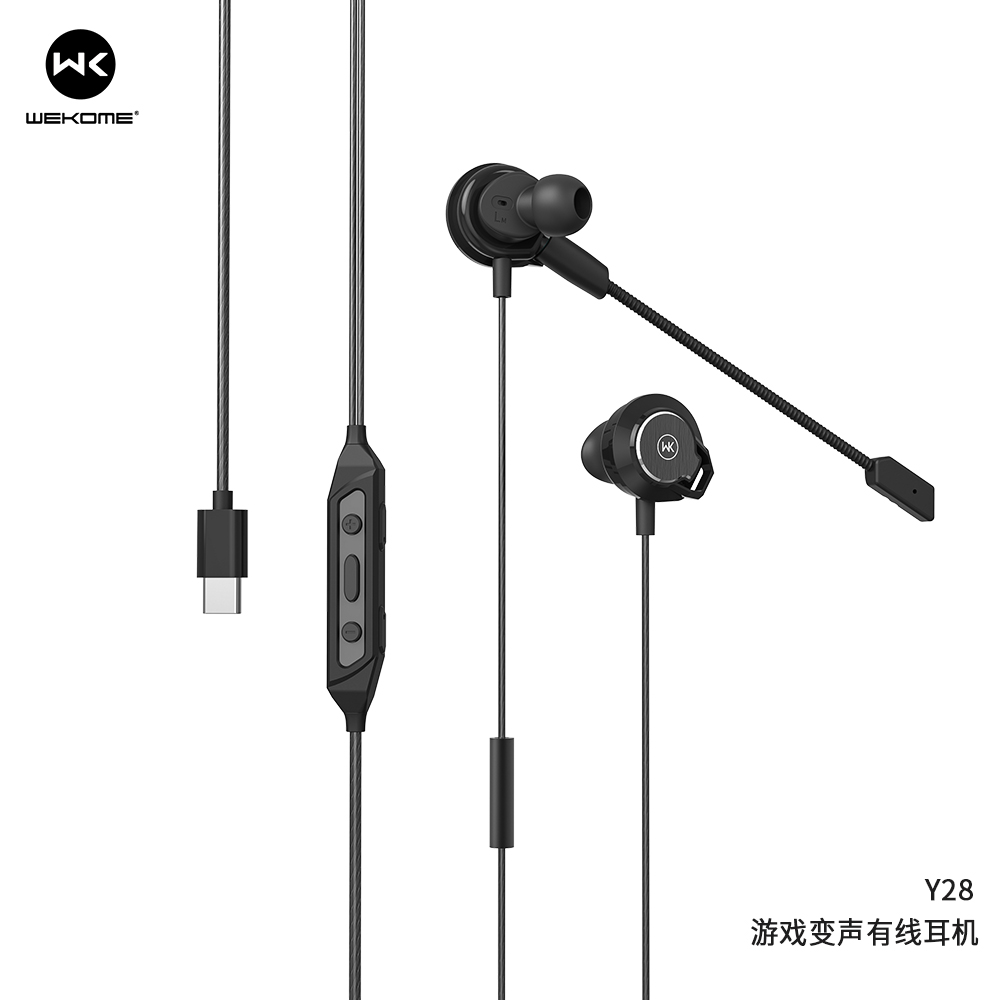 WEKOME Y28  Gaming  Wired Earphone    