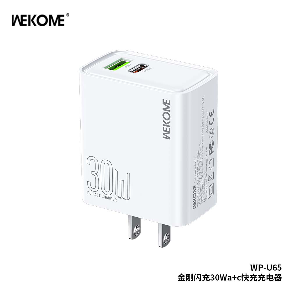 WEKOME WP-U65  30W A+C  Fast Charger