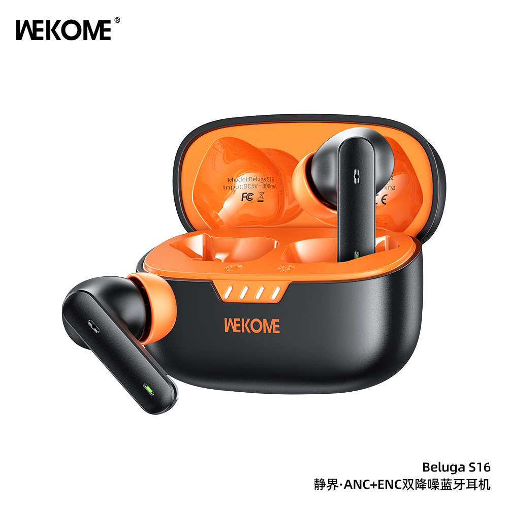 WEKOME Beluga S16 ANC+ENCDual Noise cancelling Wireless Earbuds