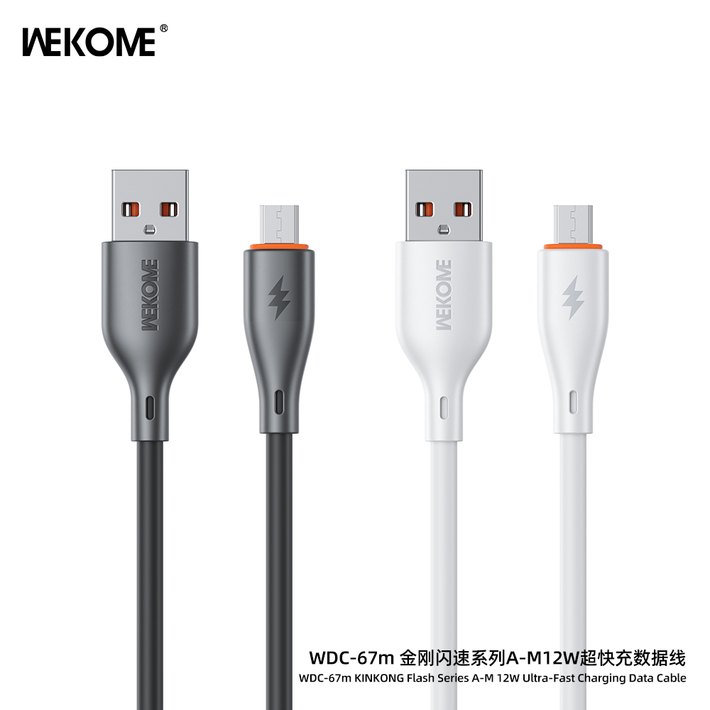 WEKOME WDC-67m KINGKONG Flash Series A-M 12W Ultra-fat Charging Data Cable