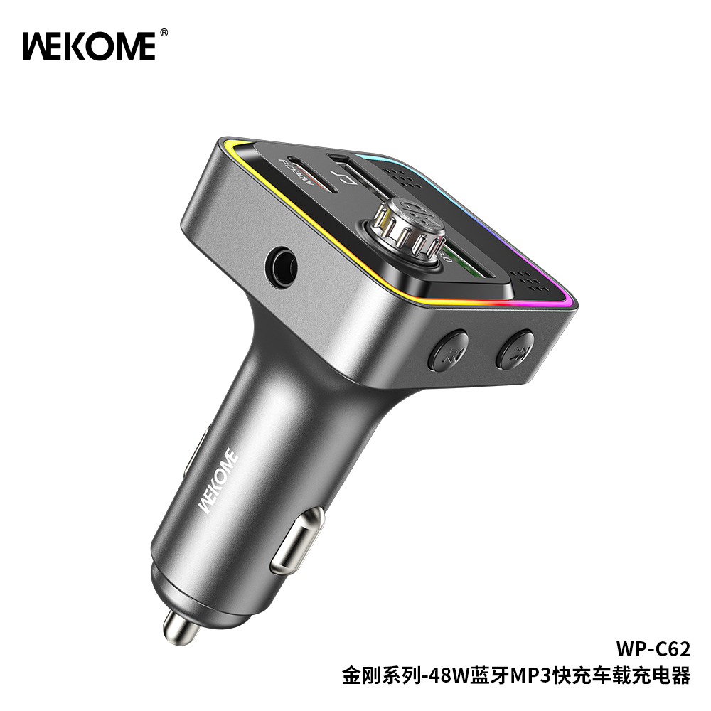 WEKOME WP-C62 48W BT MP3 Player Fast Car charger