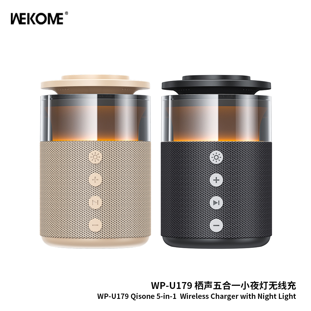 WEKOME WP-U179 Qisone5-in-1 Wireless Charger with Night Light