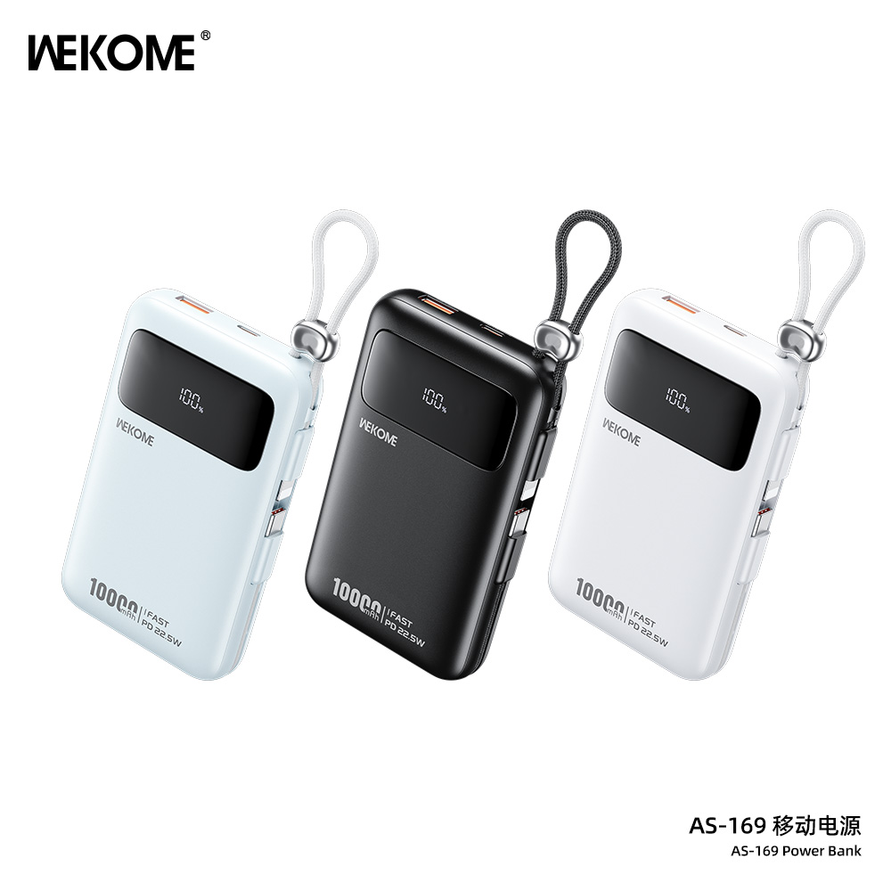 WEKOME AS-169 Power Bank  (10000mAh)(CCC Version)